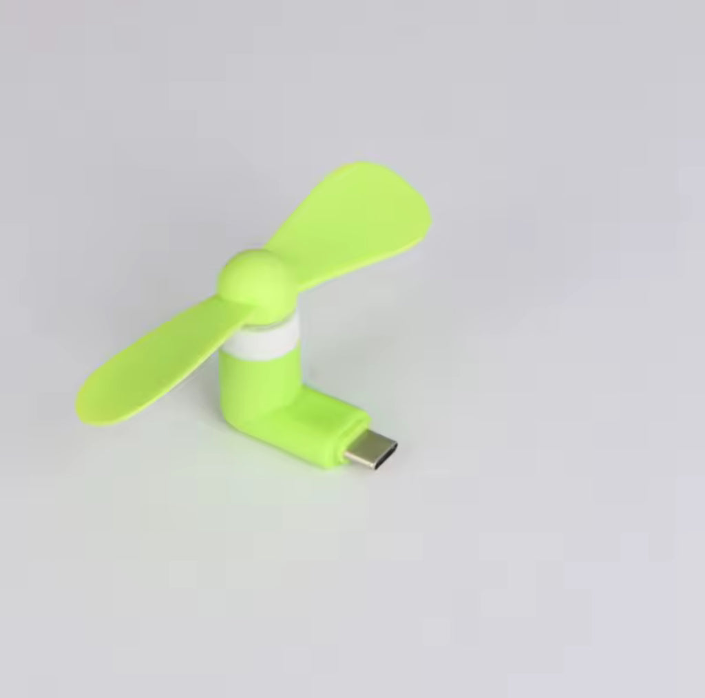 Mango orange USB smartphone fan