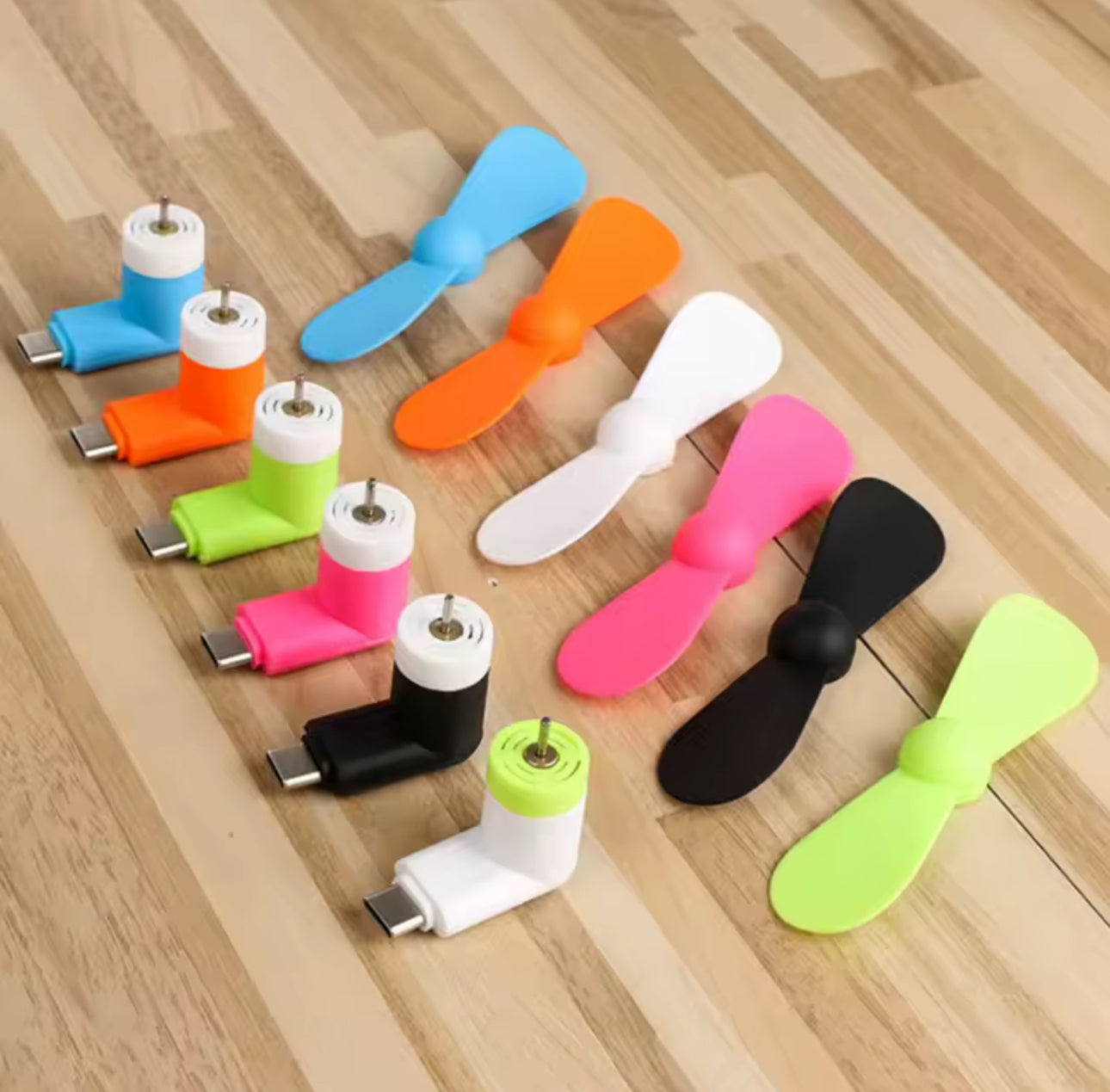 Mango orange USB smartphone fan