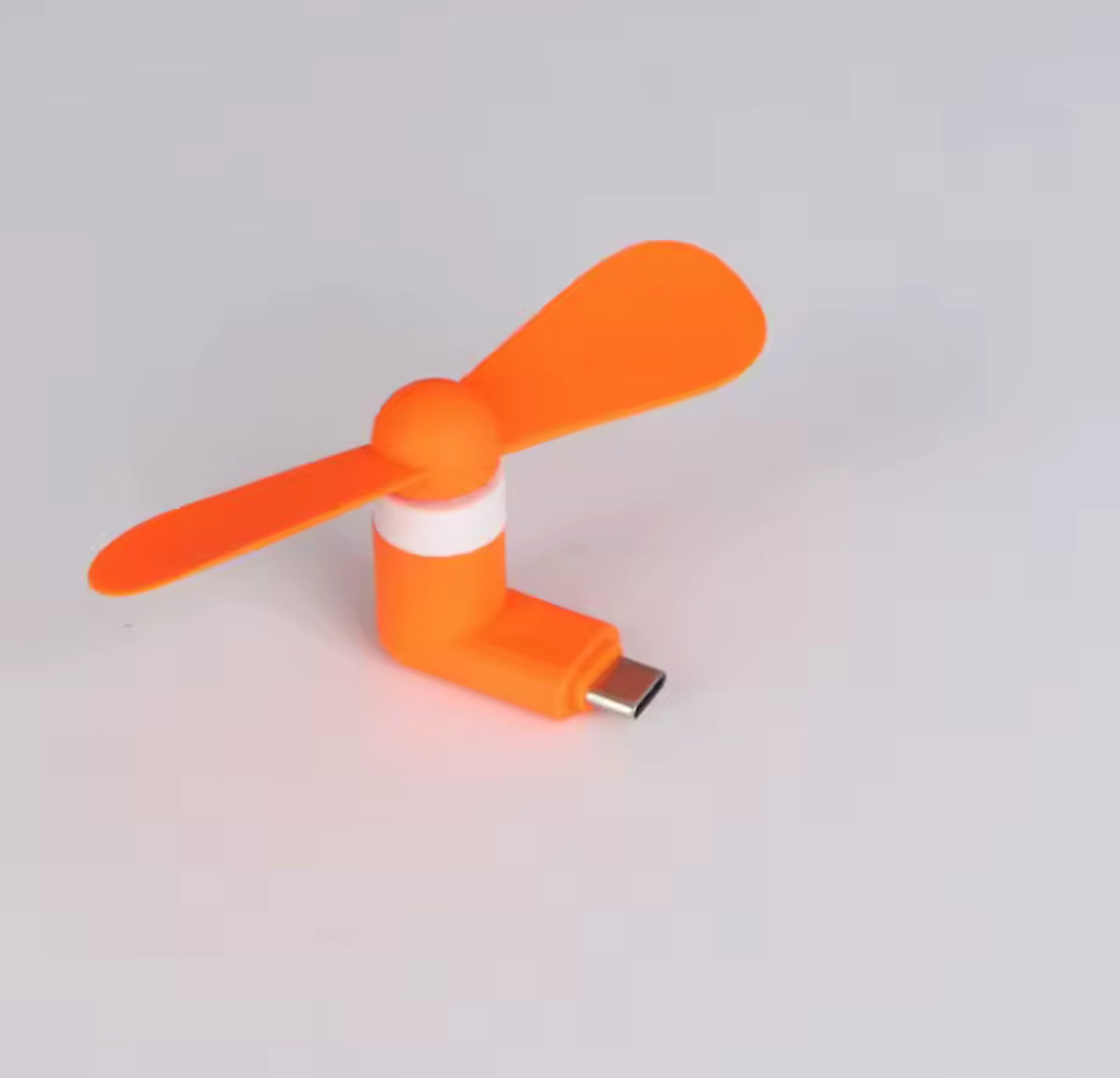 Mango orange USB smartphone fan