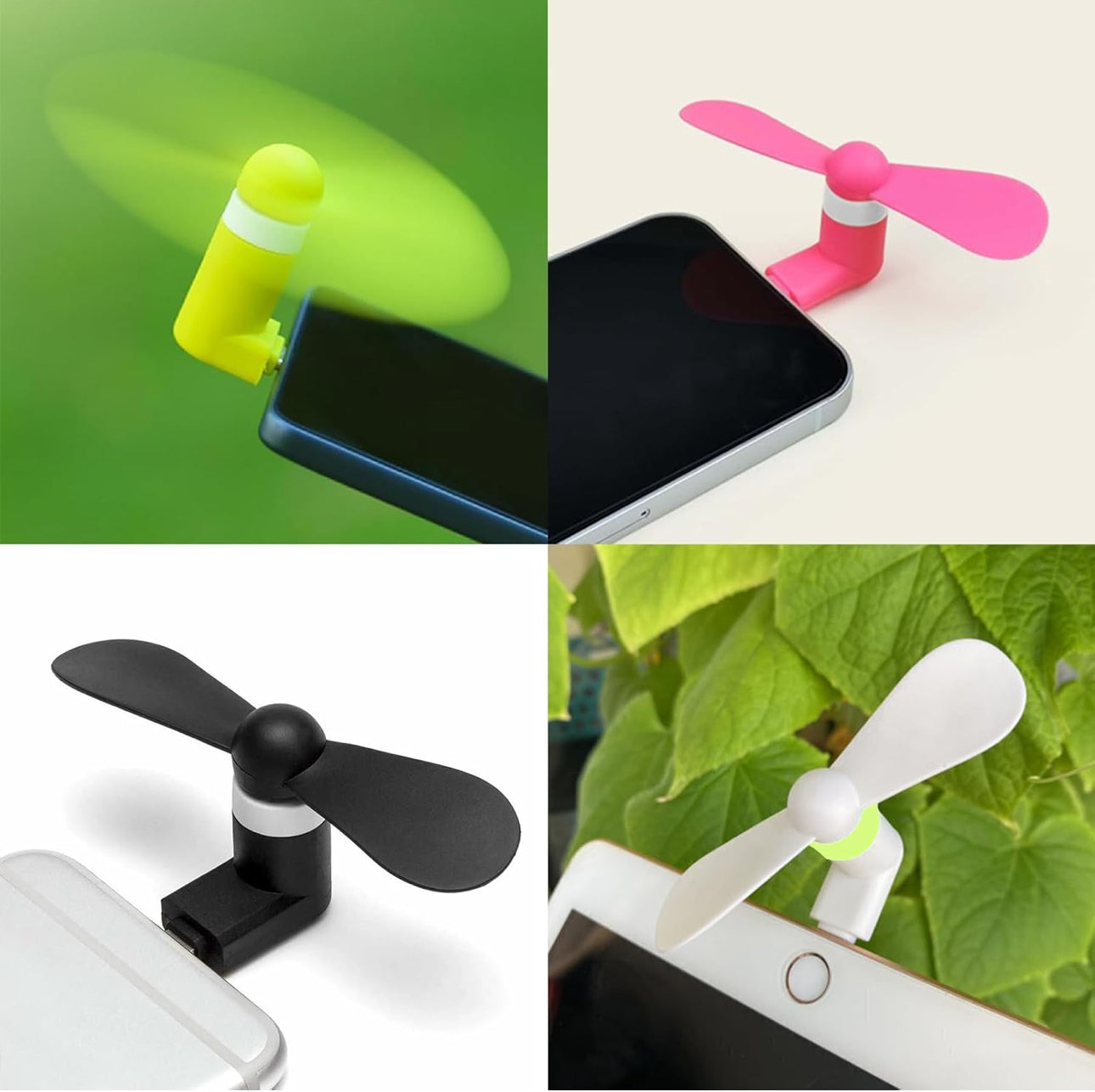 Mango orange USB smartphone fan