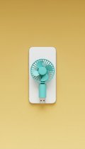 Pool blue USB smartphone fan